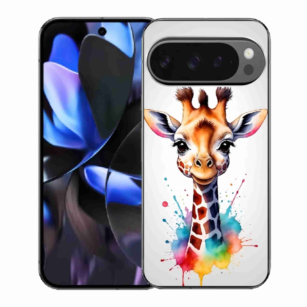 Gélový kryt mmCase na Google Pixel 9 Pro - žirafa 1