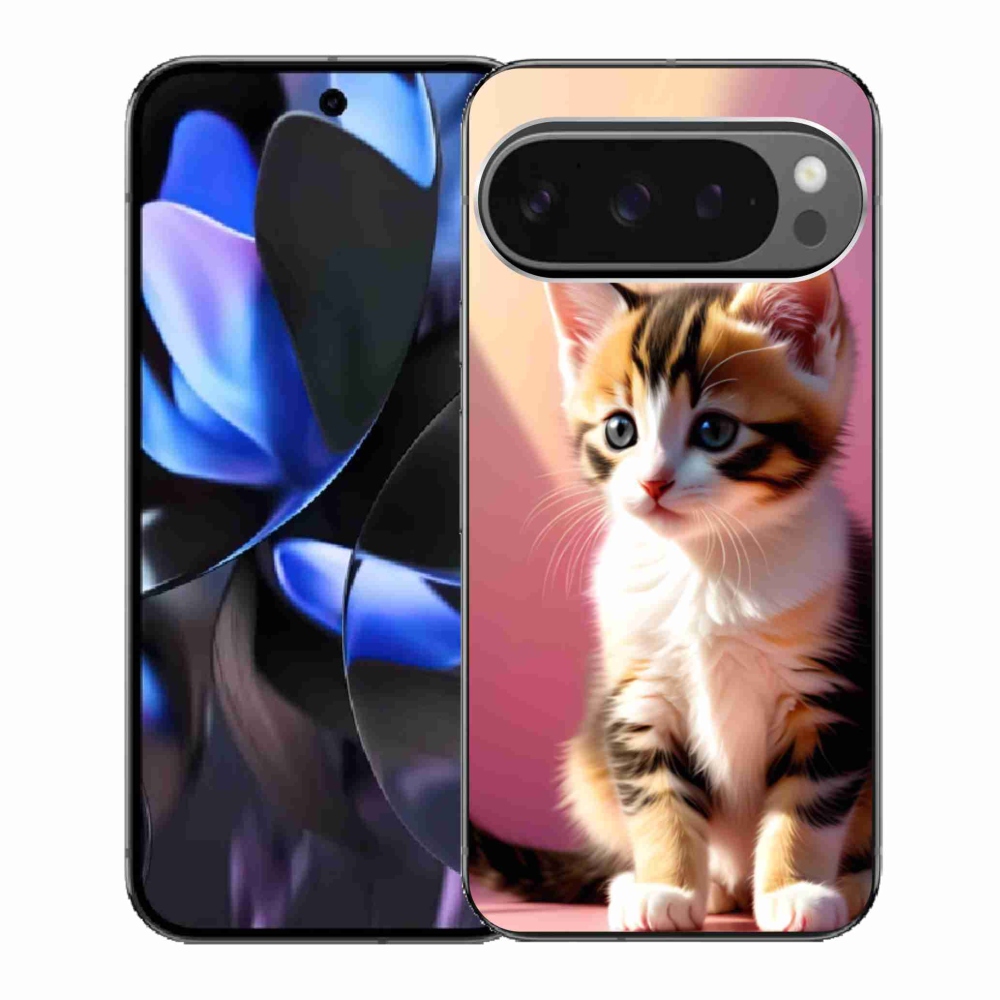 Gélový kryt mmCase na Google Pixel 9 Pro - zvedavé mačiatko 2