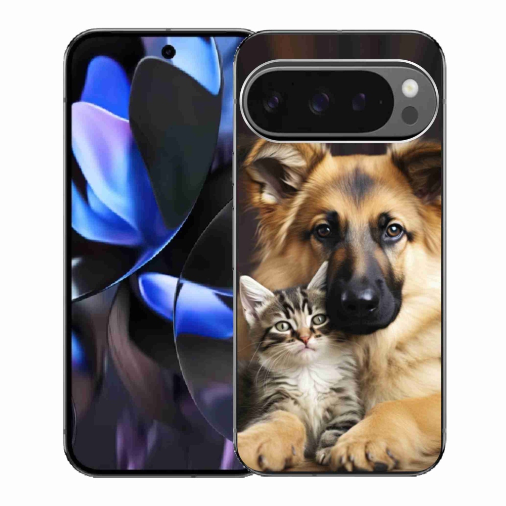 Gélový kryt mmCase na Google Pixel 9 Pro - zvieracie priateľstvo