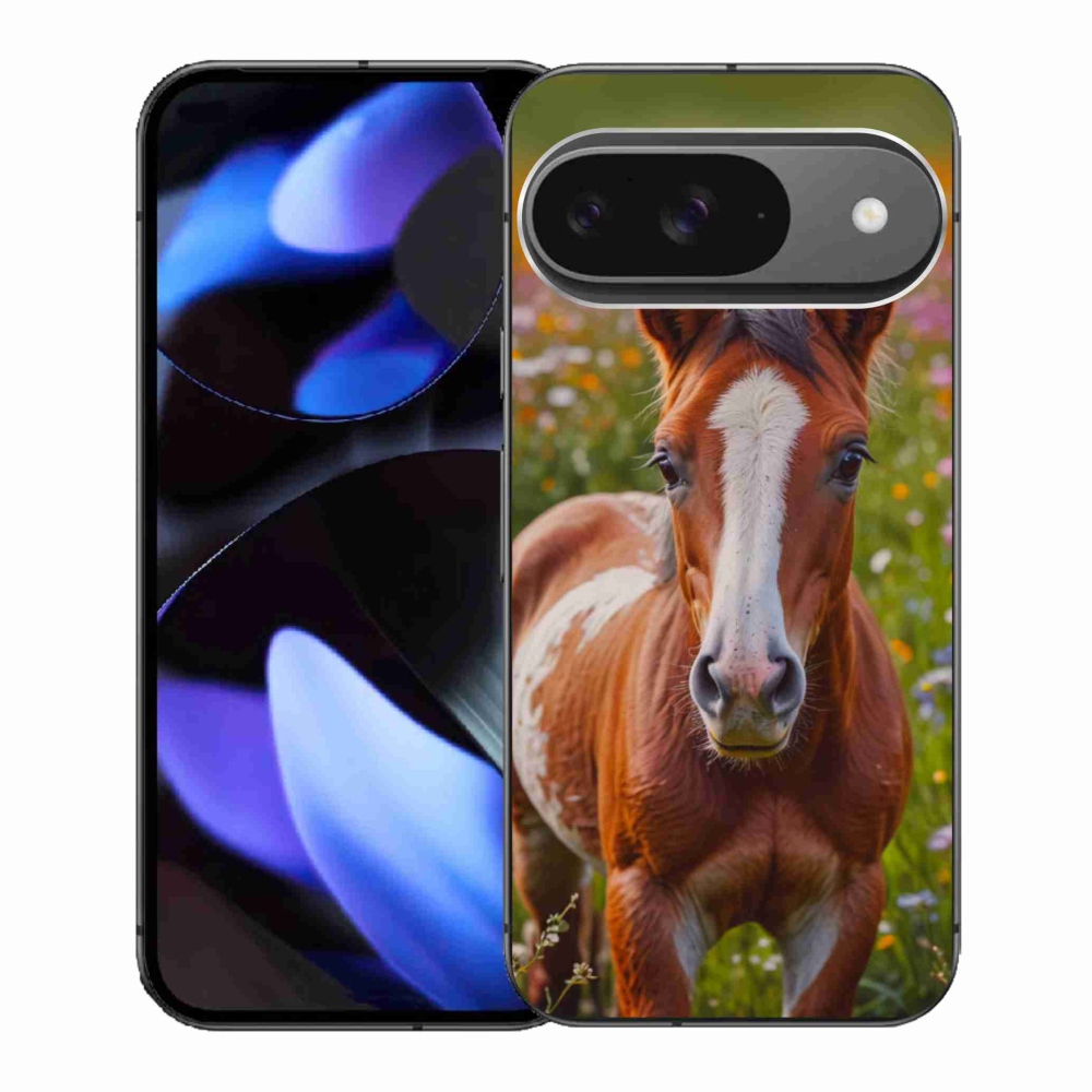 Gélový kryt mmCase na Google Pixel 9 - roztomilé žriebä