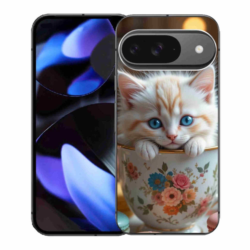 Gélový kryt mmCase na Google Pixel 9 - roztomilé mačiatko 6