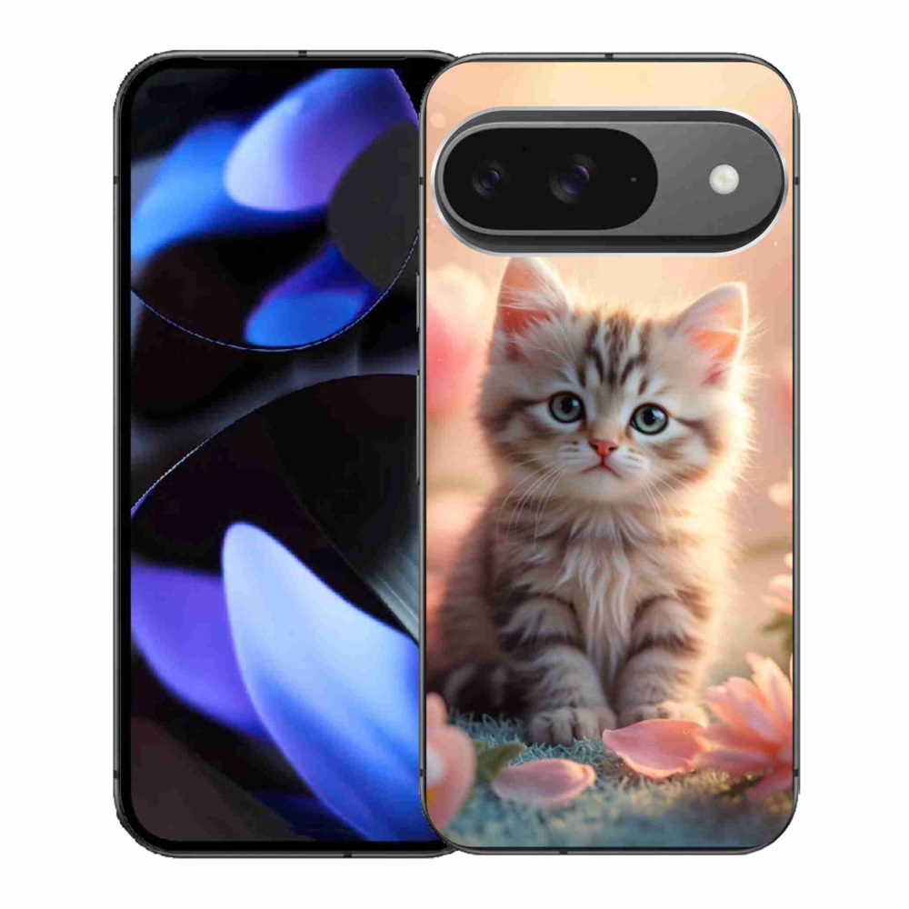 Gélový kryt mmCase na Google Pixel 9 - roztomilé mačiatko 8