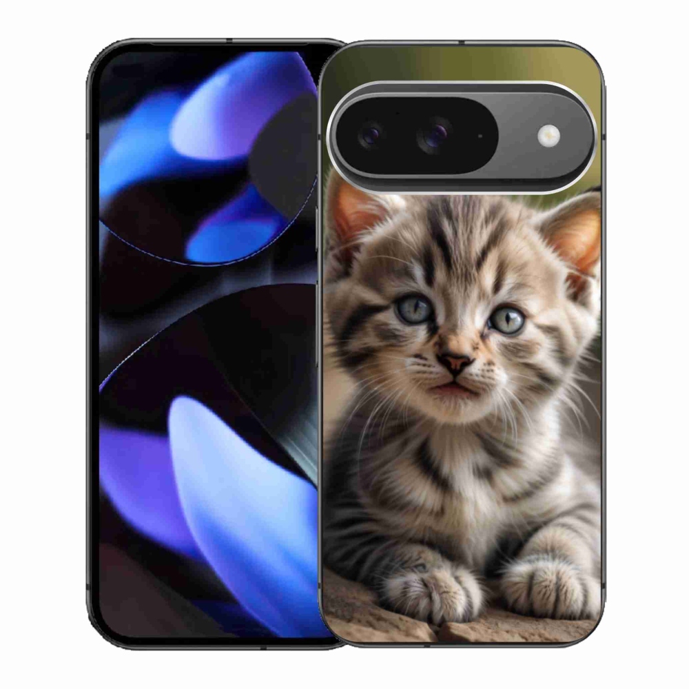 Gélový kryt mmCase na Google Pixel 9 - roztomilé mačiatko 9