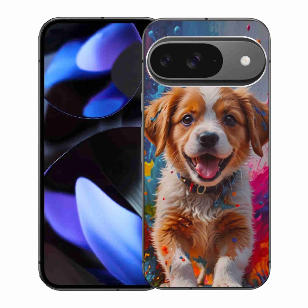 Gélový kryt mmCase na Google Pixel 9 - roztomilé šteňa 3