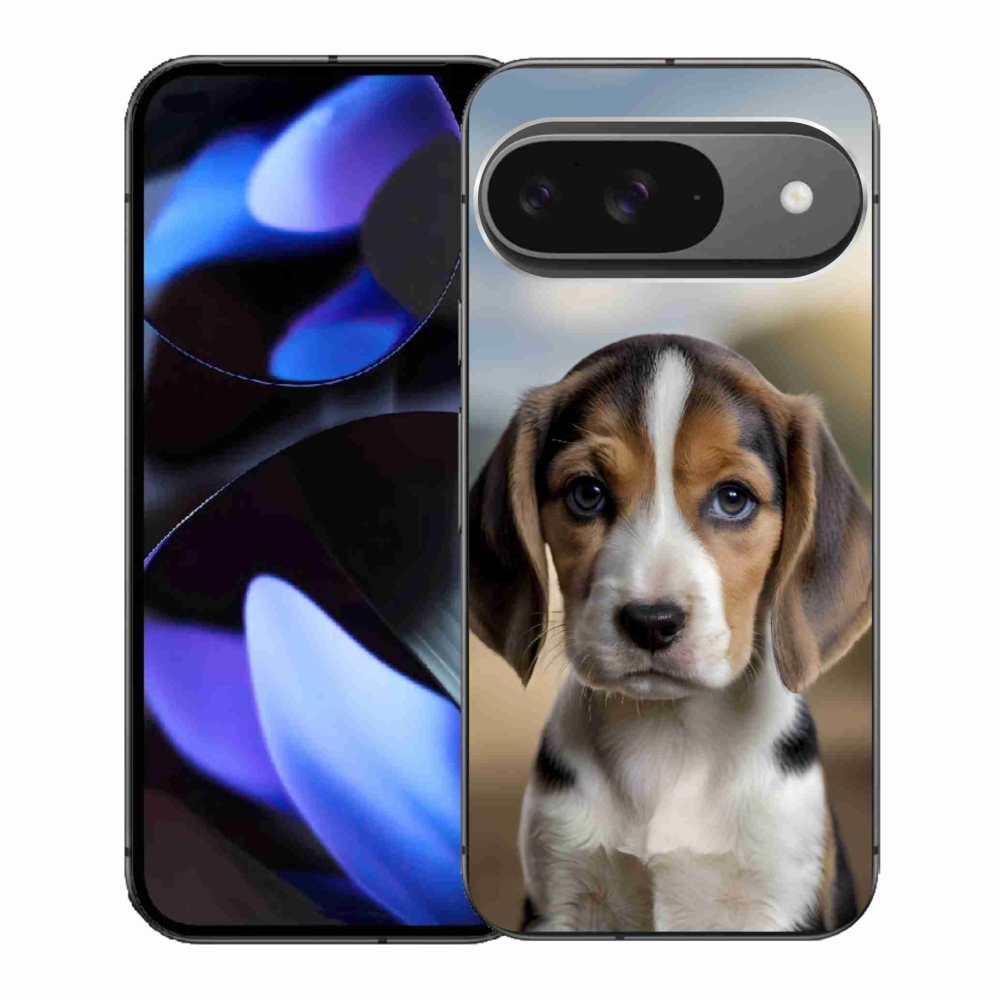 Gélový kryt mmCase na Google Pixel 9 - roztomilý bígl