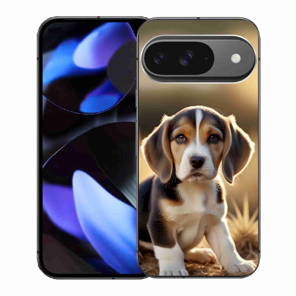 Gélový kryt mmCase na Google Pixel 9 - roztomilý bígl