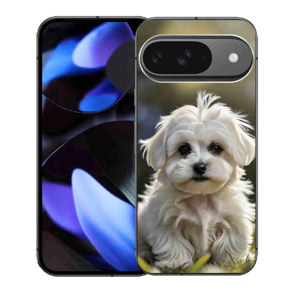 Gélový kryt mmCase na Google Pixel 9 - roztomilý maltézsky psík
