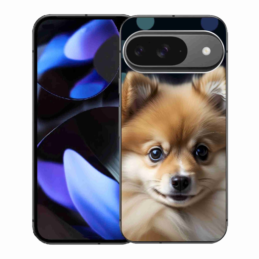 Gélový kryt mmCase na Google Pixel 9 - roztomilý pomeranian
