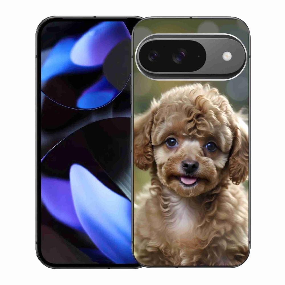 Gélový kryt mmCase na Google Pixel 9 - roztomilý pudel