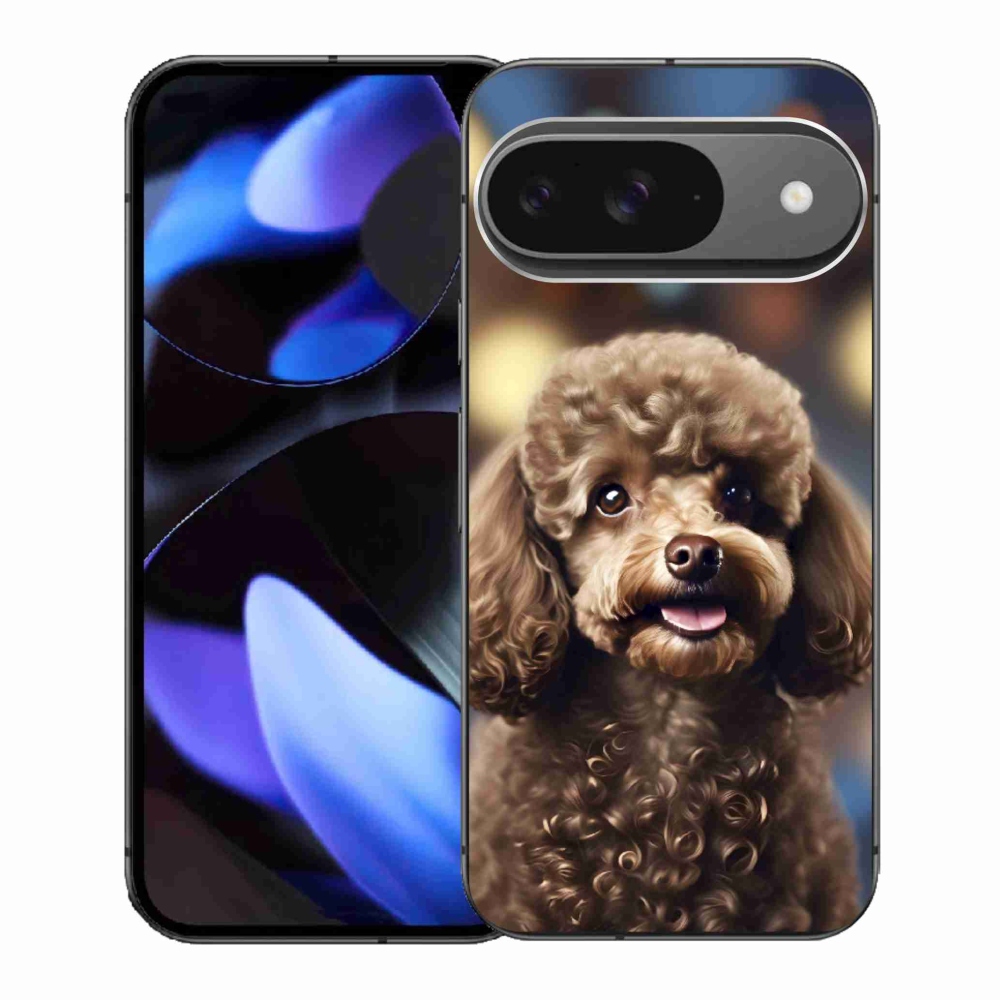 Gélový kryt mmCase na Google Pixel 9 - roztomilý pudel