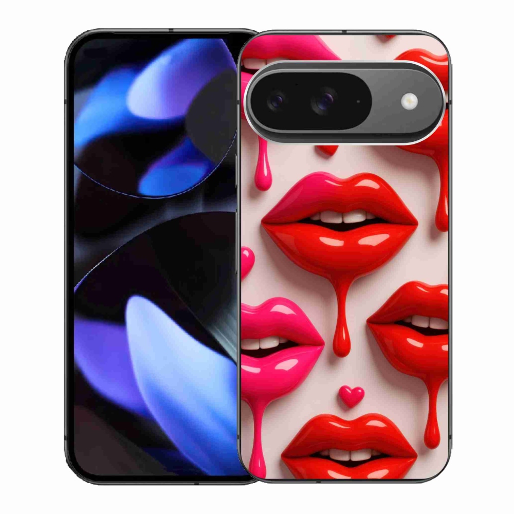 Gélový kryt mmCase na Google Pixel 9 - pery 2