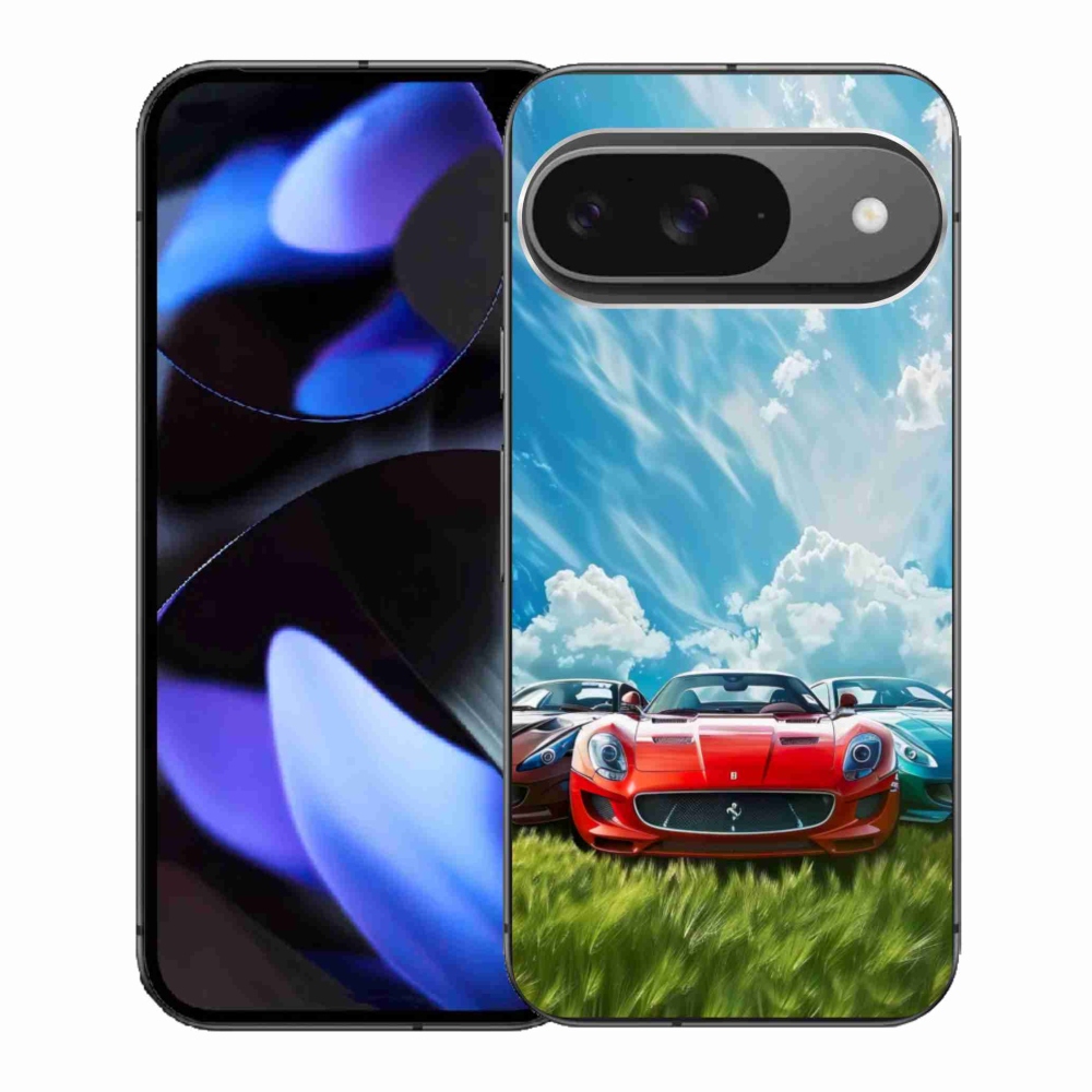 Gélový kryt mmCase na Google Pixel 9 - športové vozidlá