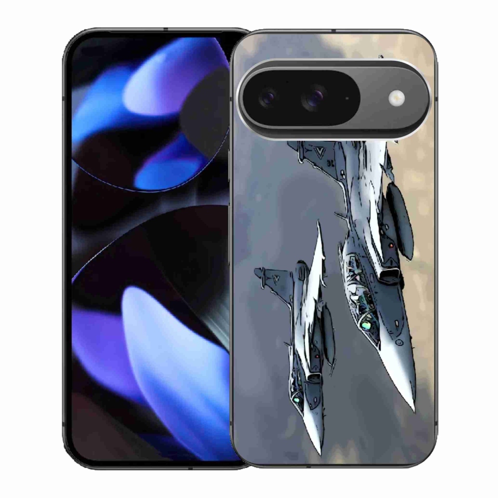 Gélový kryt mmCase na Google Pixel 9 - stíhačky