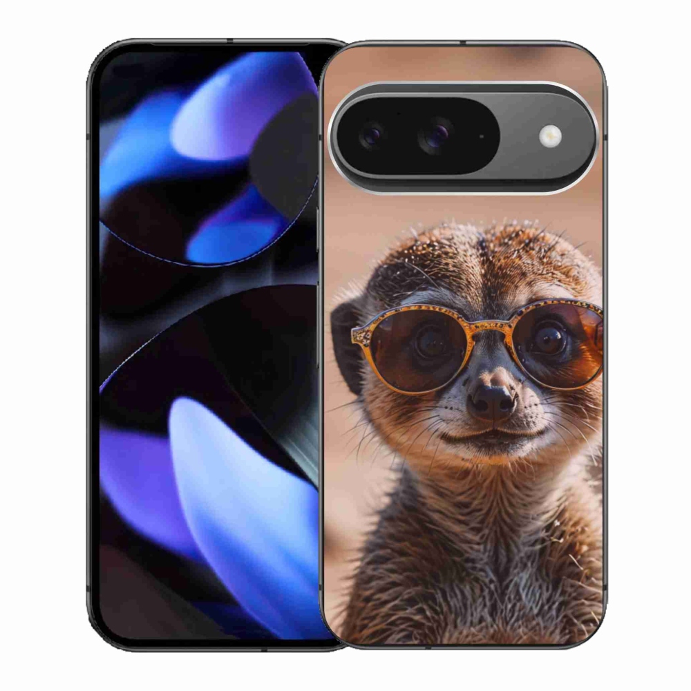 Gélový kryt mmCase na Google Pixel 9 - štýlová surikata