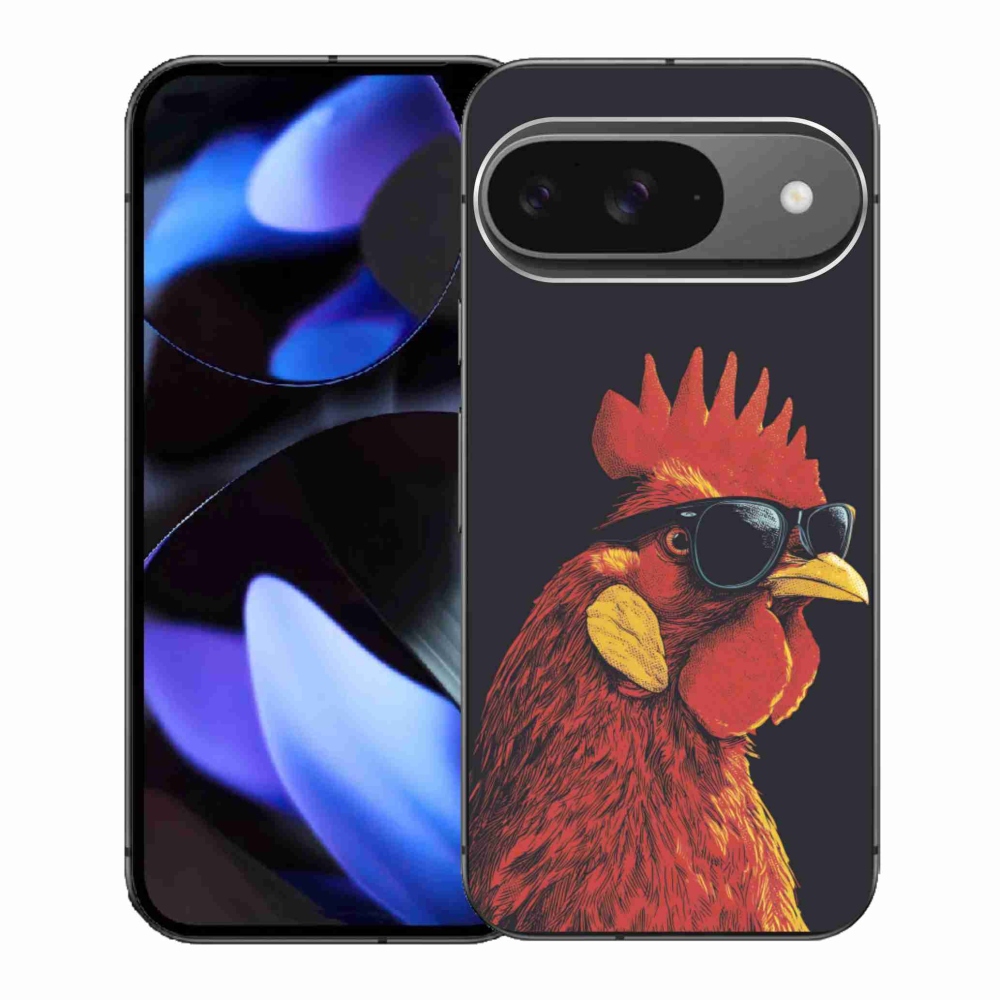 Gélový kryt mmCase na Google Pixel 9 - štýlový kohút