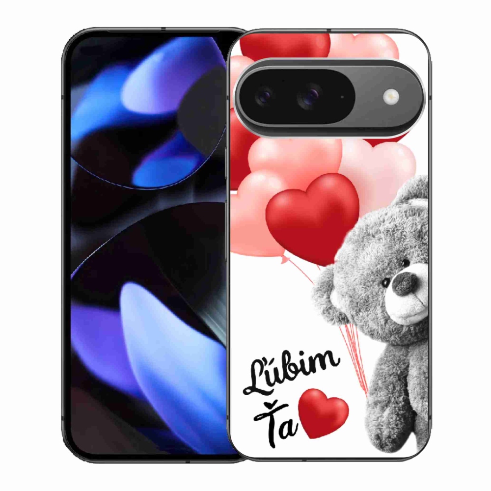 Gélový kryt mmCase na Google Pixel 9 - ľúbim ťa sk