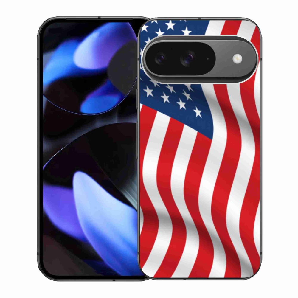 Gélový kryt mmCase na Google Pixel 9 - USA vlajka