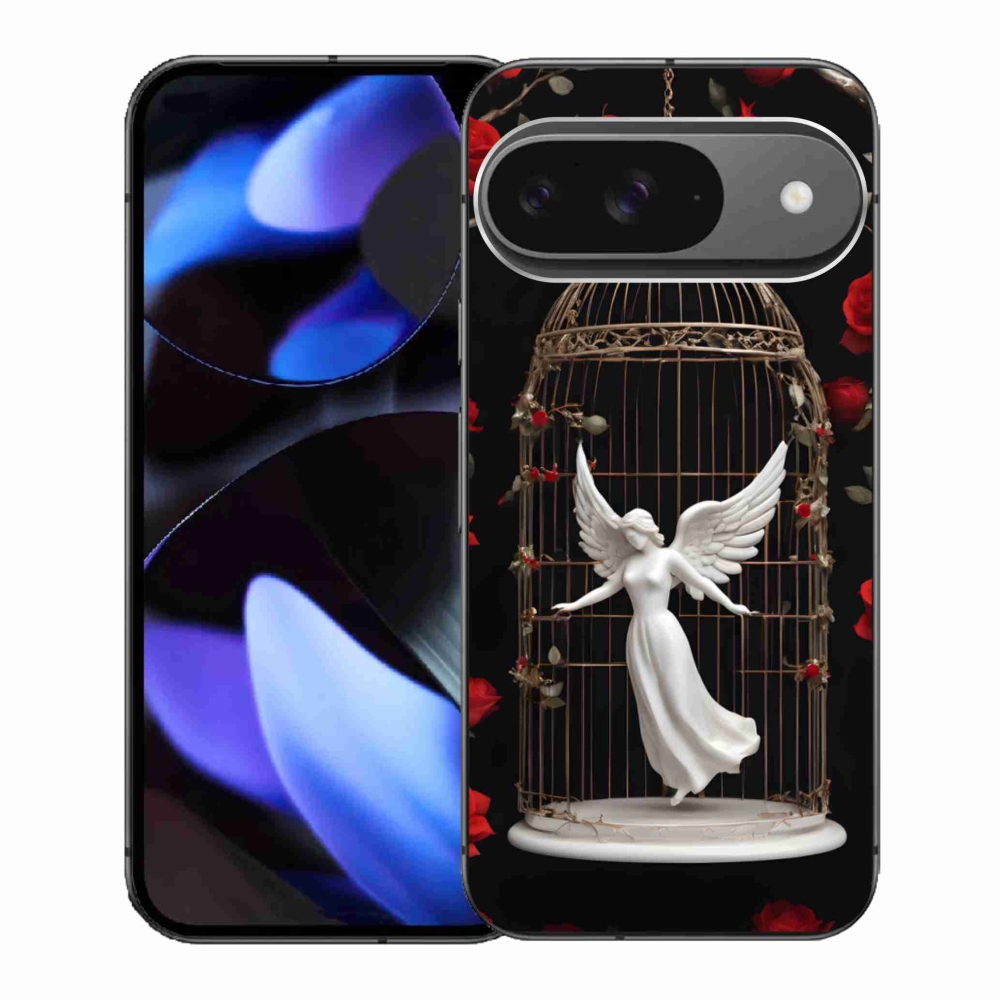 Gélový kryt mmCase na Google Pixel 9 - uväznený anjel