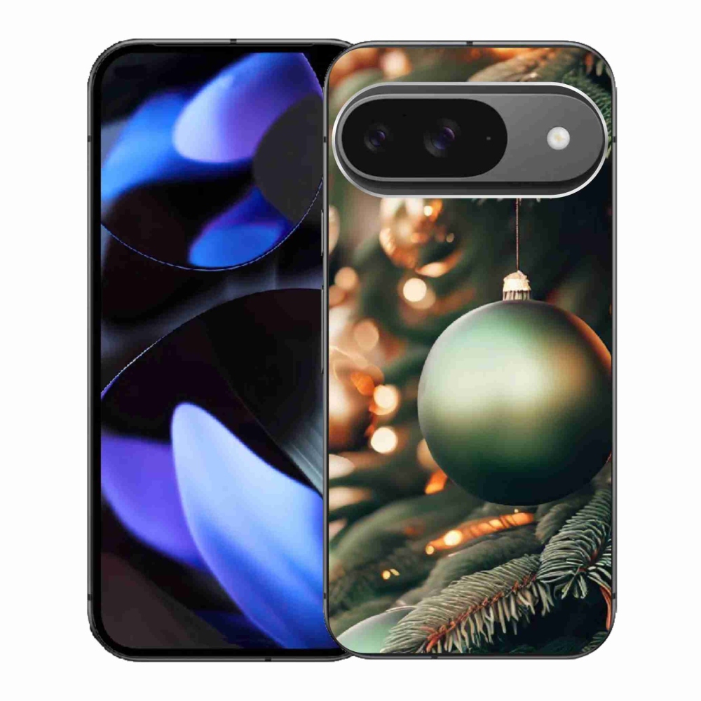 Gélový kryt mmCase na Google Pixel 9 - vianočné ozdoby 1
