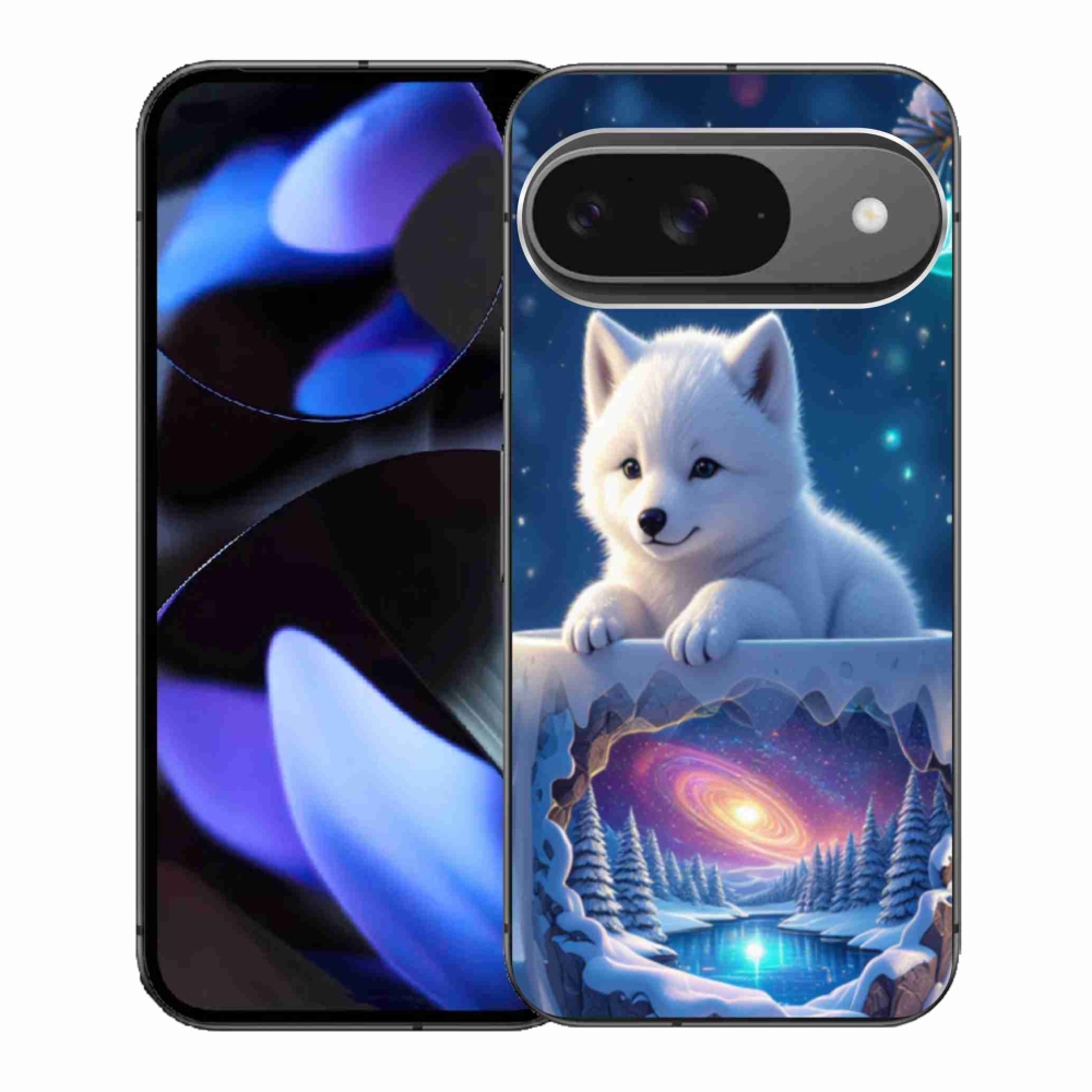 Gélový kryt mmCase na Google Pixel 9 - vianočné šteňa