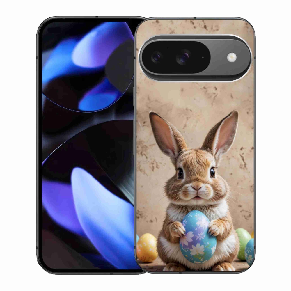Gélový kryt mmCase na Google Pixel 9 - veľkonočný zajačik