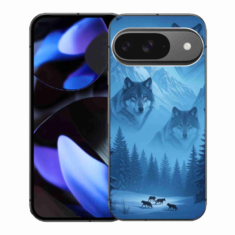 Gélový kryt mmCase na Google Pixel 9 - vlčia svorka