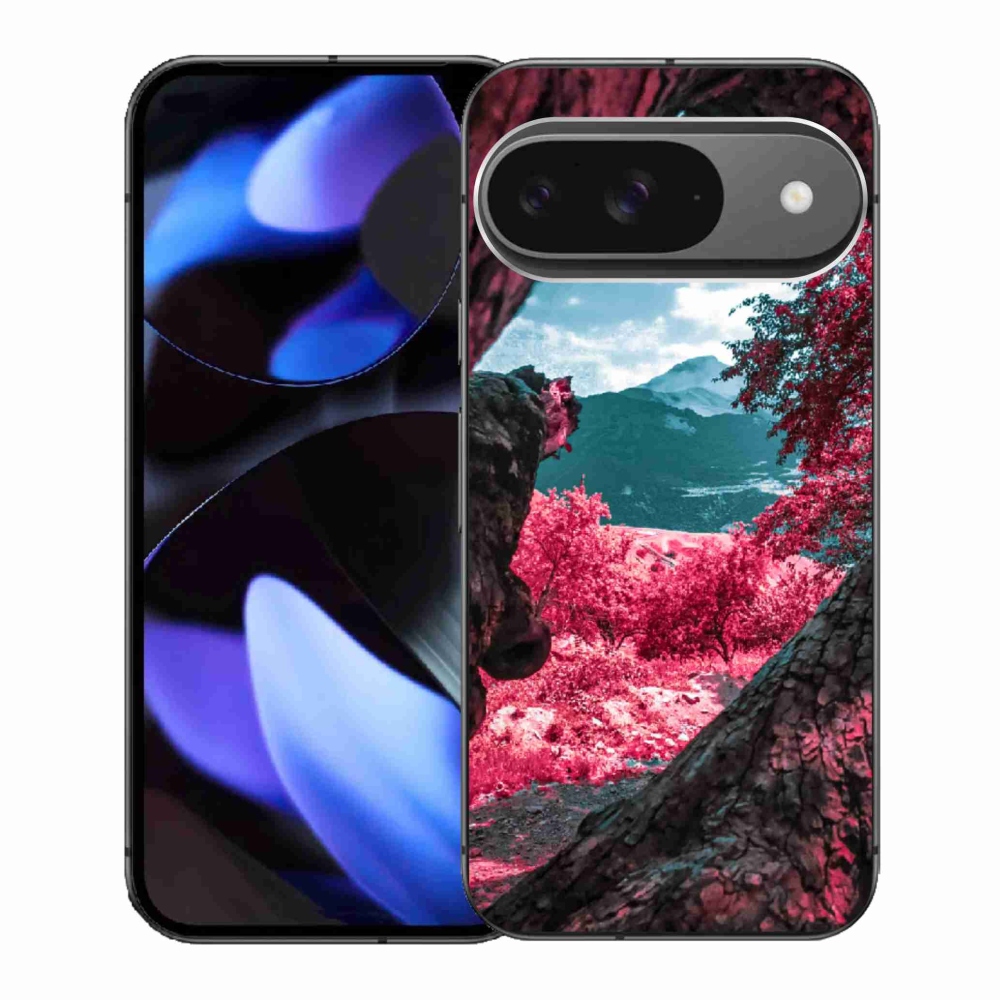 Gélový kryt mmCase na Google Pixel 9 - výhľad na hory