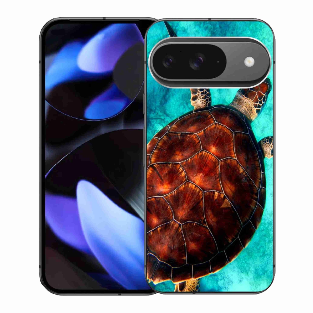 Gélový kryt mmCase na Google Pixel 9 - korytnačka