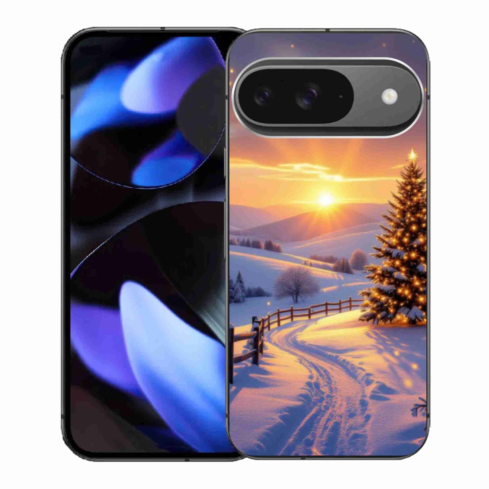 Gélový kryt mmCase na Google Pixel 9 - zimná krajina