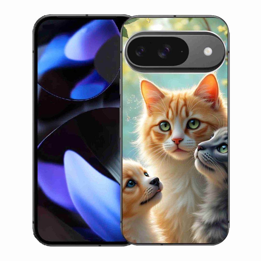 Gélový kryt mmCase na Google Pixel 9 - zvieracie priateľstvo 2