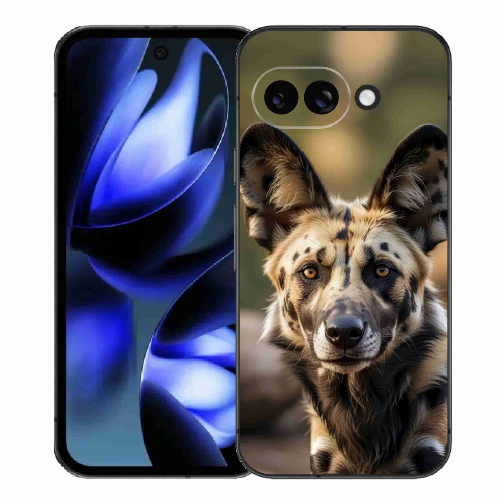 Gélový kryt mmCase na Google Pixel 9a - africký divoký pes