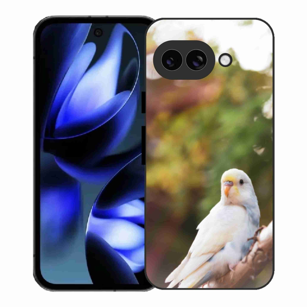 Gélový kryt mmCase na Google Pixel 9a - andulka biela