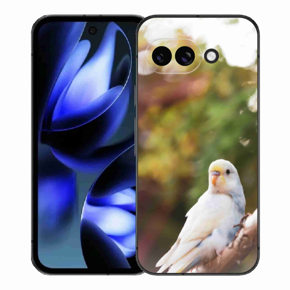 Gélový kryt mmCase na Google Pixel 9a - andulka biela