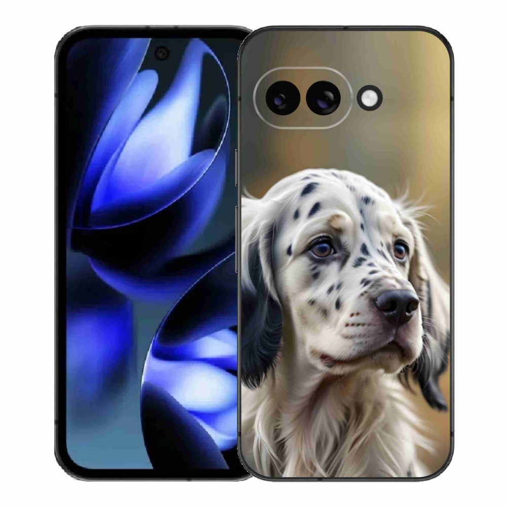 Gélový kryt mmCase na Google Pixel 9a - anglický seter