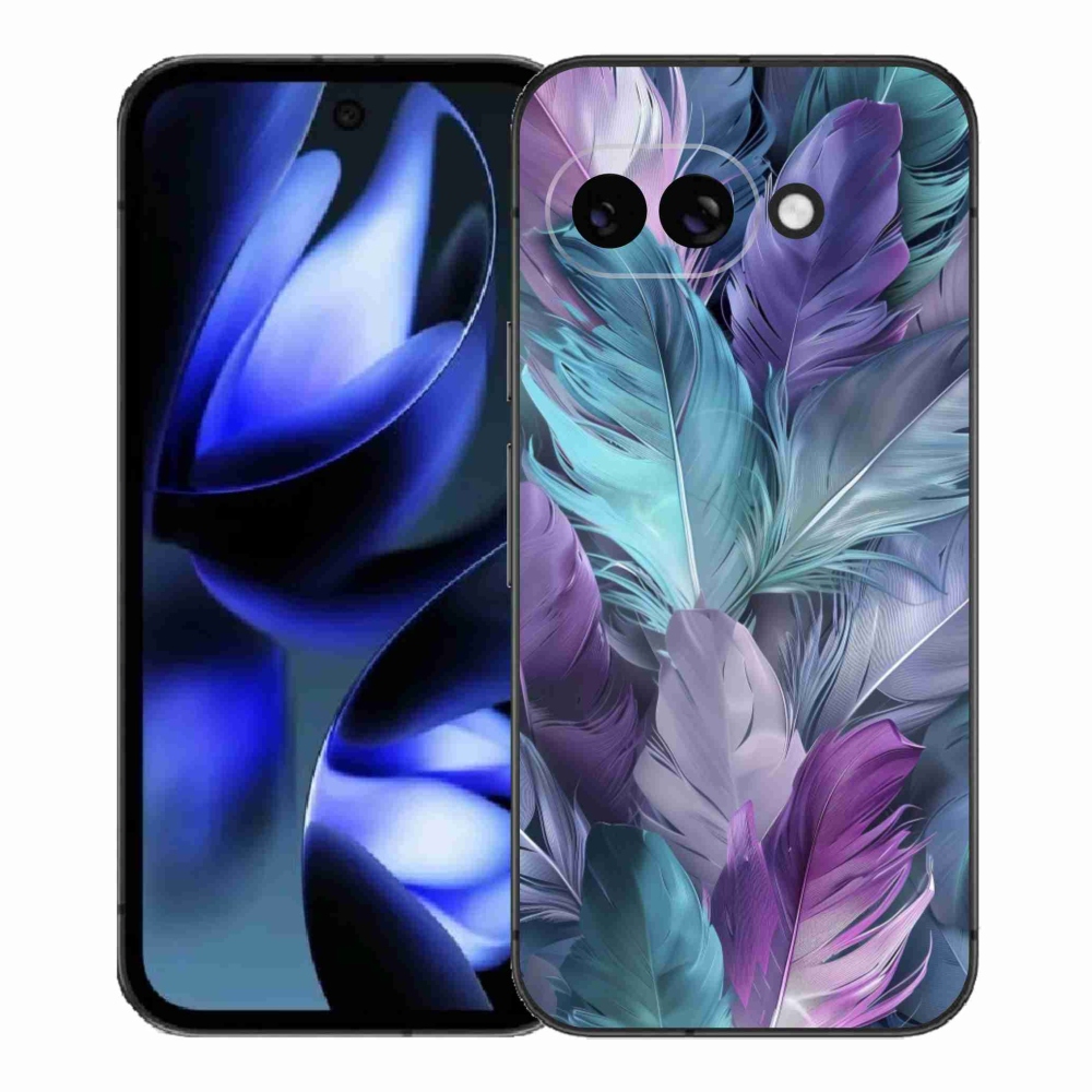 Gélový kryt mmCase na Google Pixel 9a - farebné perie 2