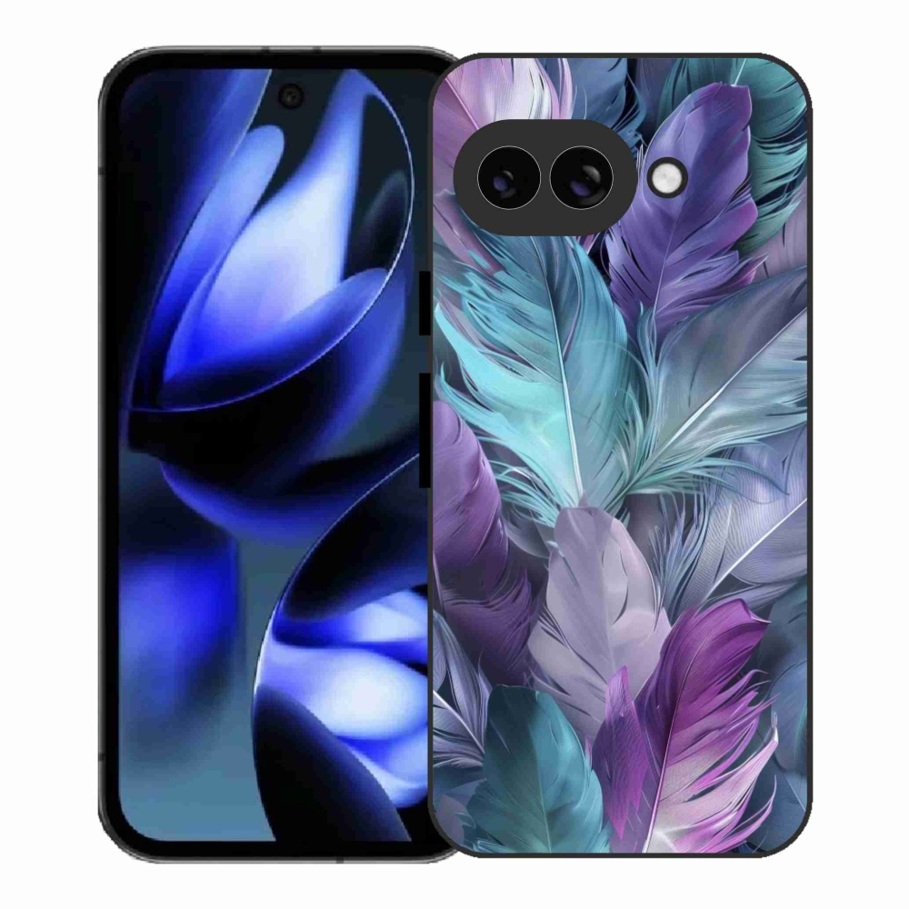 Gélový kryt mmCase na Google Pixel 9a - farebné perie 2