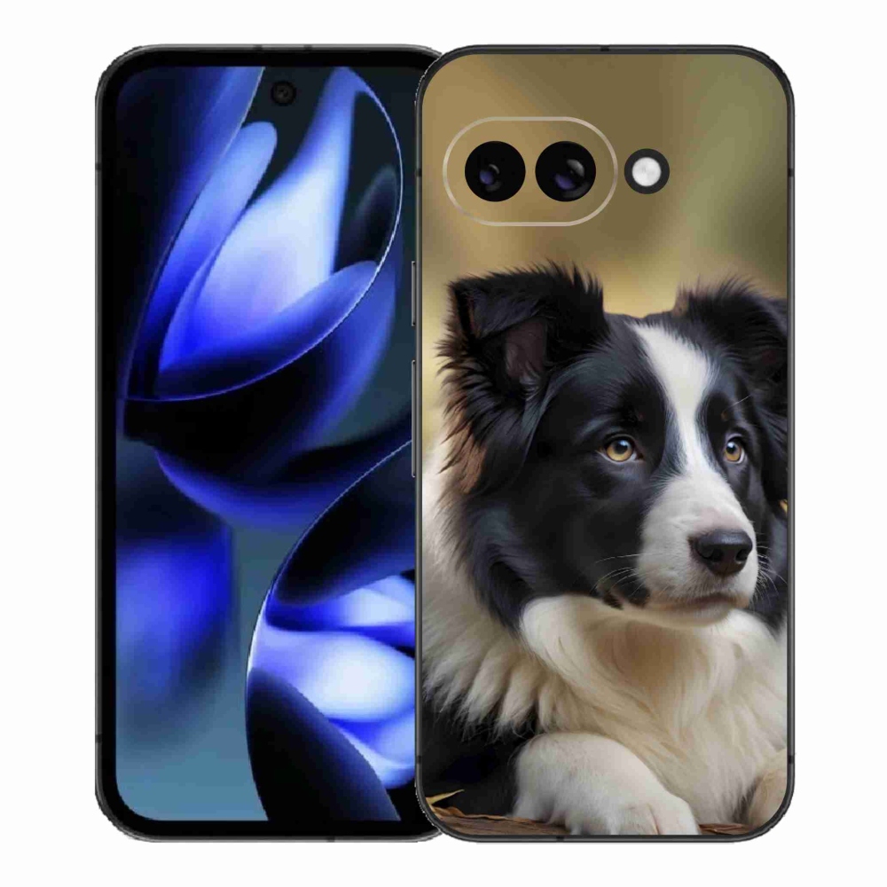 Gélový kryt mmCase na Google Pixel 9a - border kólia 2