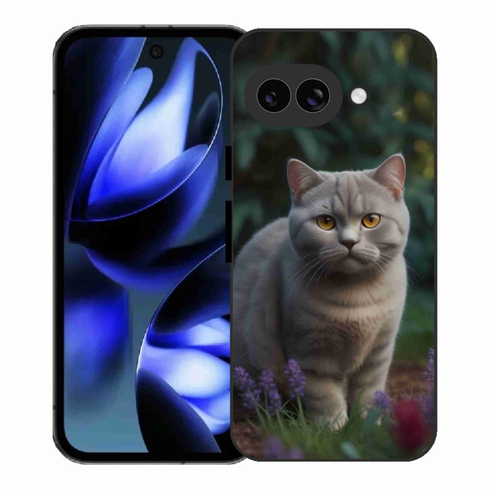Gélový kryt mmCase na Google Pixel 9a - britská mačka