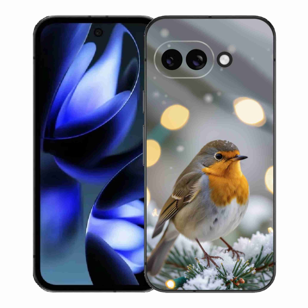 Gélový kryt mmCase na Google Pixel 9a - červienka v zime