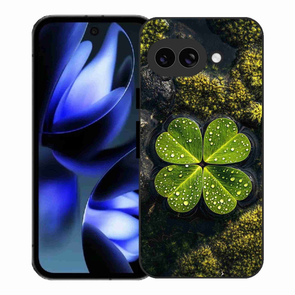 Gélový kryt mmCase na Google Pixel 9a - štvorlístok