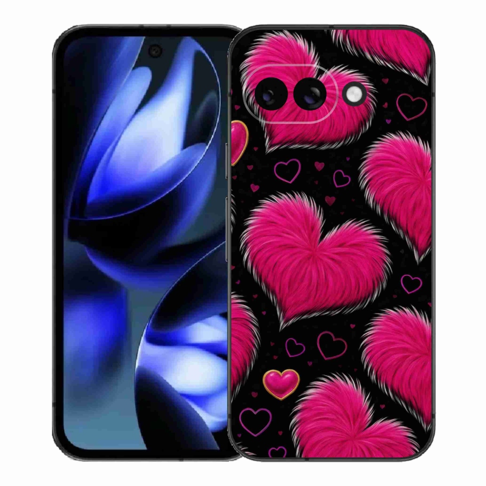 Gélový kryt mmCase na Google Pixel 9a - hebké srdce