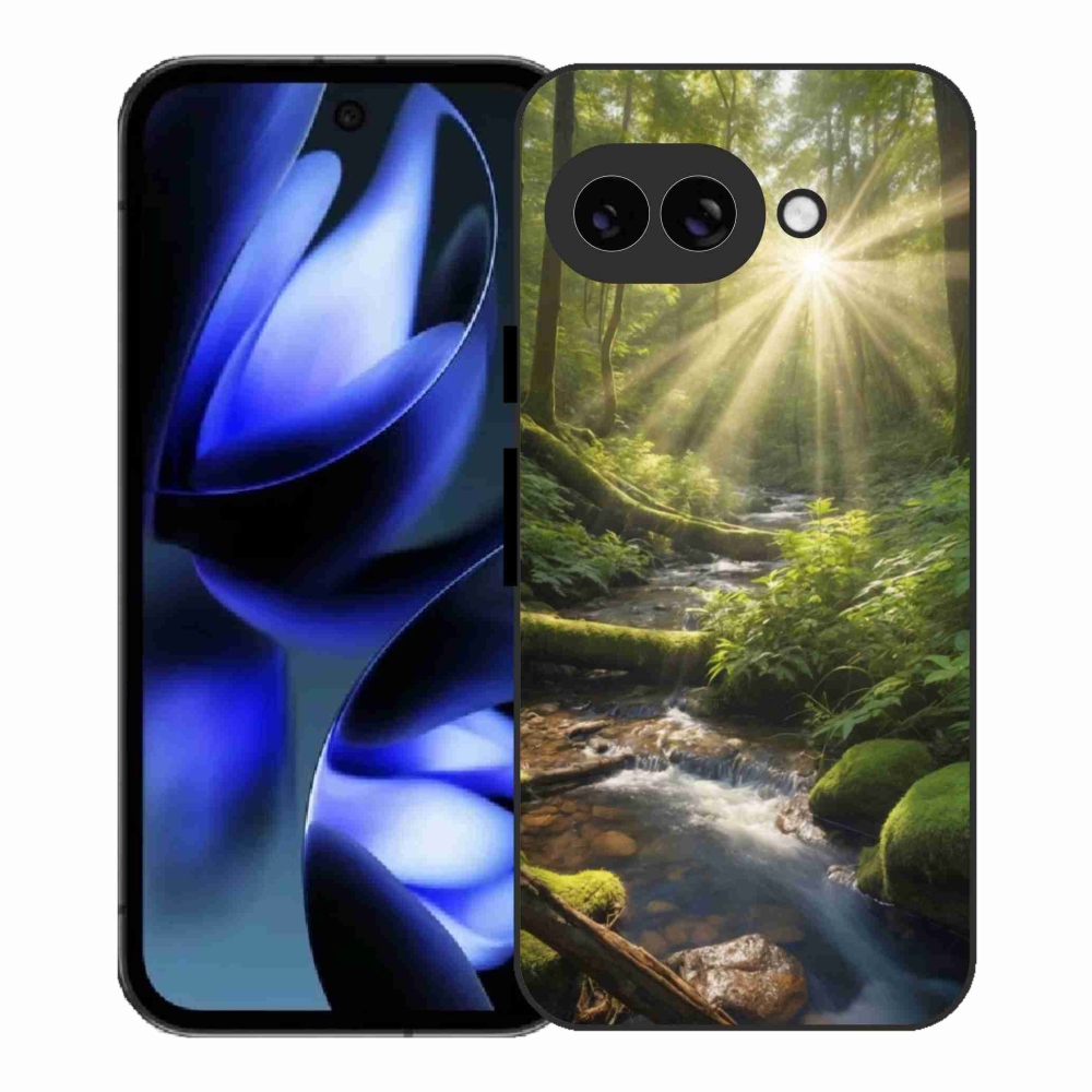 Gélový kryt mmCase na Google Pixel 9a - hlbina lesa