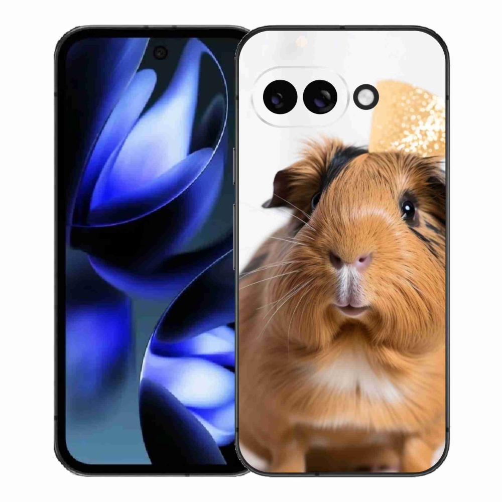 Gélový kryt mmCase na Google Pixel 9a - hnedé morča