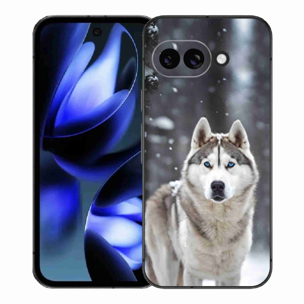 Gélový kryt mmCase na Google Pixel 9a - husky 2