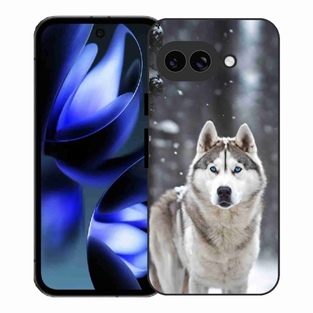 Gélový kryt mmCase na Google Pixel 9a - husky 2