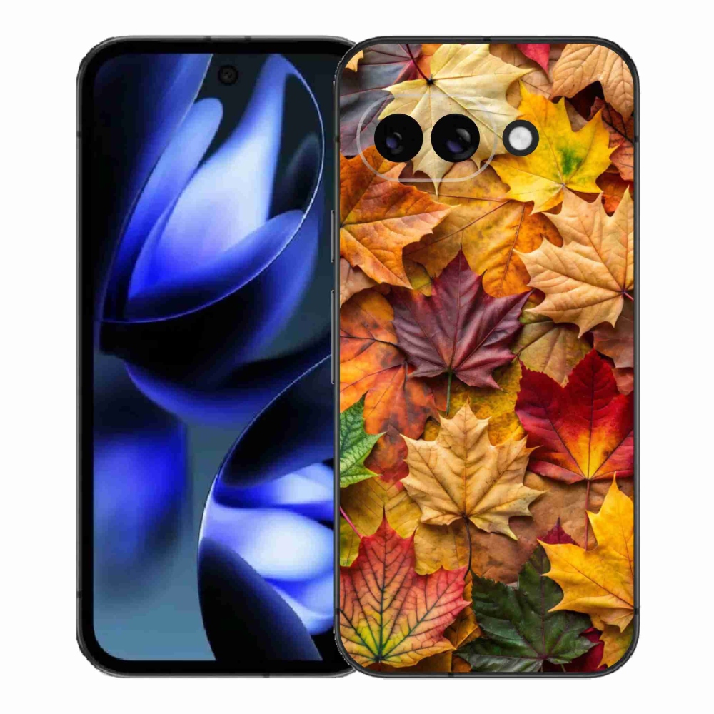 Gélový kryt mmCase na Google Pixel 9a - javorové listy 2