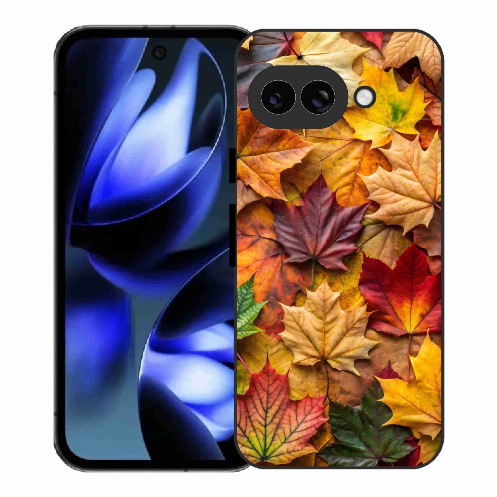 Gélový kryt mmCase na Google Pixel 9a - javorové listy 2