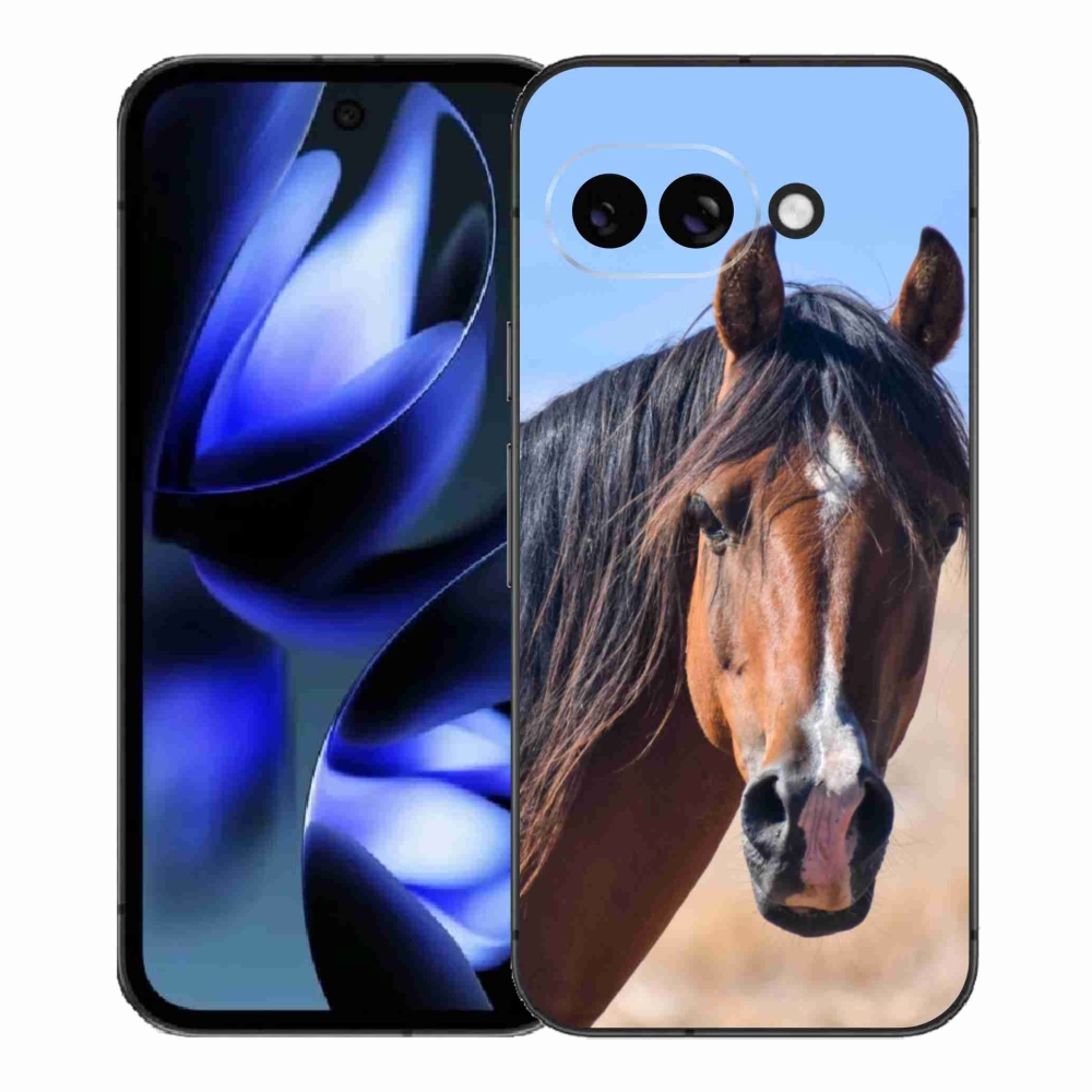 Gélový kryt mmCase na Google Pixel 9a - pokojný kôň