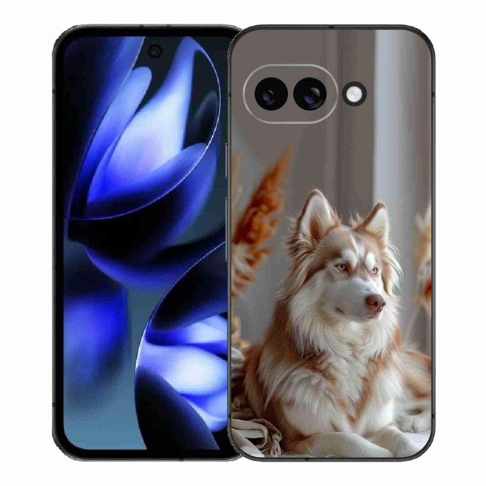 Gélový kryt mmCase na Google Pixel 9a - pokojný sibírsky husky