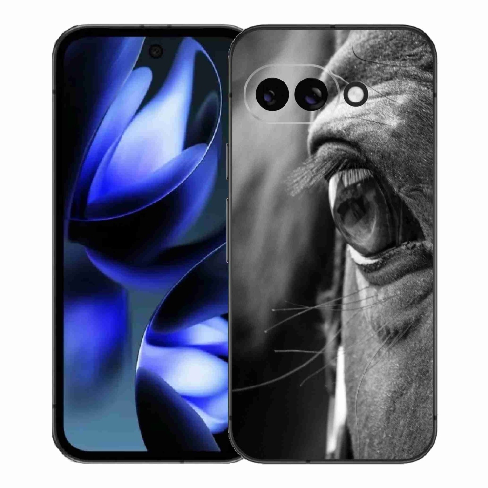 Gélový kryt mmCase na Google Pixel 9a - konský pohľad